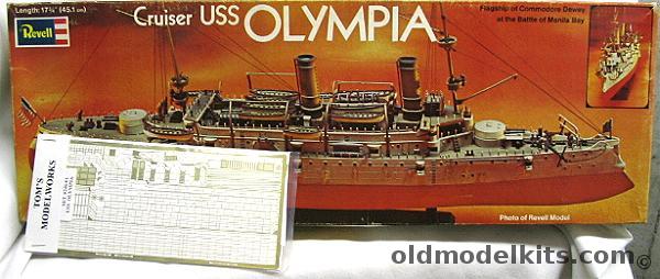 Revell 1/232 Cruiser USS Olympia with Toms Photoetched Brass Details, H443 plastic model kit